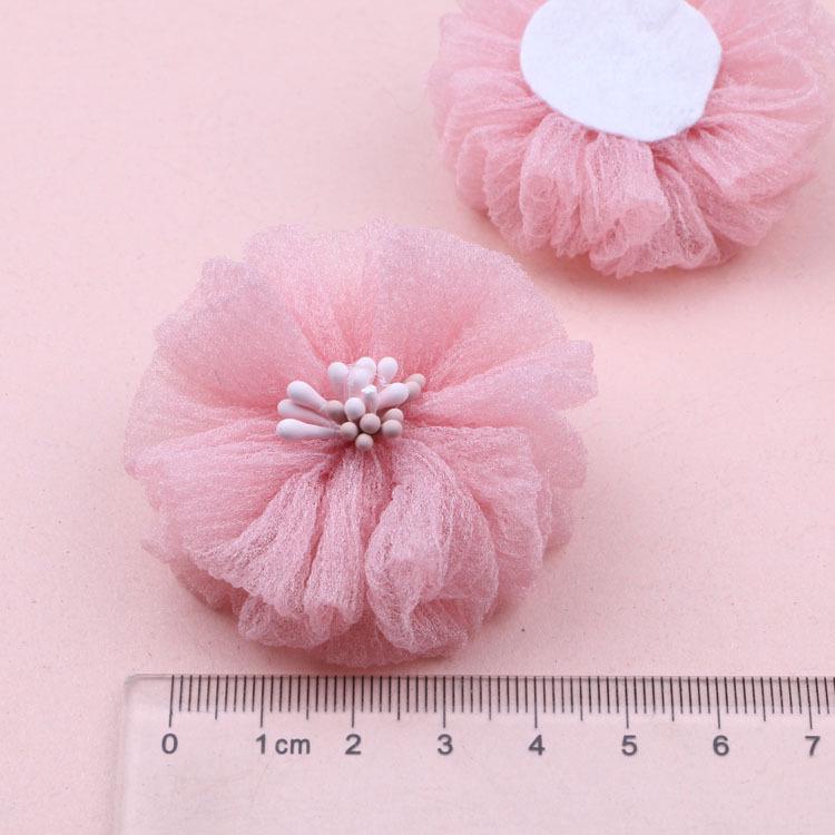 Korean Handmade Fabric Flowers DIY Pack: Hair Clips, Headbands, Shoe Decor, and Accessories