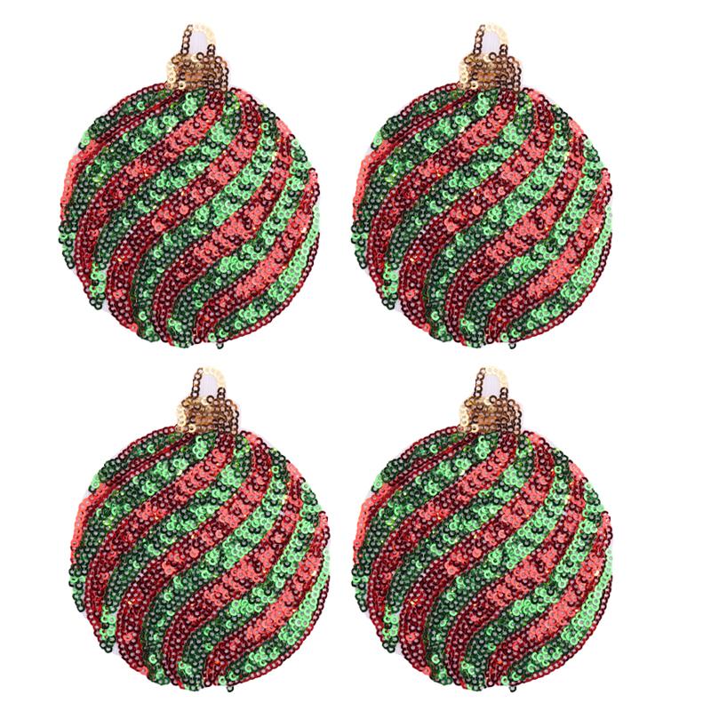 10pcs Cartoon Sequins Watermelon Fruit Drink Embroidered Patches Shells Coconut Trees Patch Clothes Decoration Sew Applique Diy