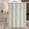 Bathroom Thickened Waterproof Curtain Mildew Proof Shower Curtain Shower Partition Curtain Shower Curtain Bathroom Curtain Free Perforation