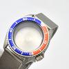 Blue Orange 42mm Steel Watch Strap Belt Bezel Case for Movement NH35/36