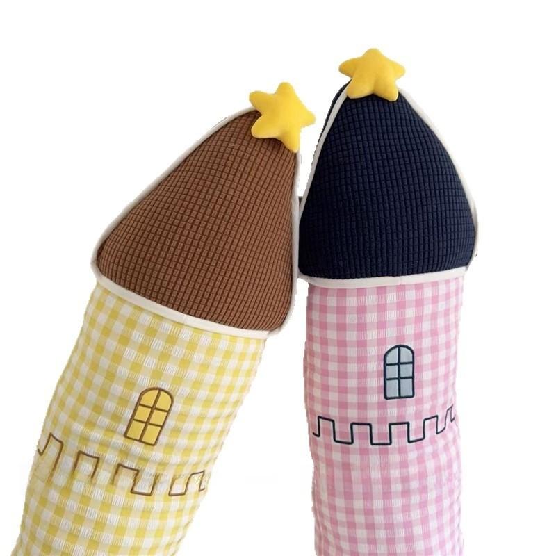 Cute Cartoon Girl Sleep Leg Support Pillow With Removable Cover For Bedside Comfort