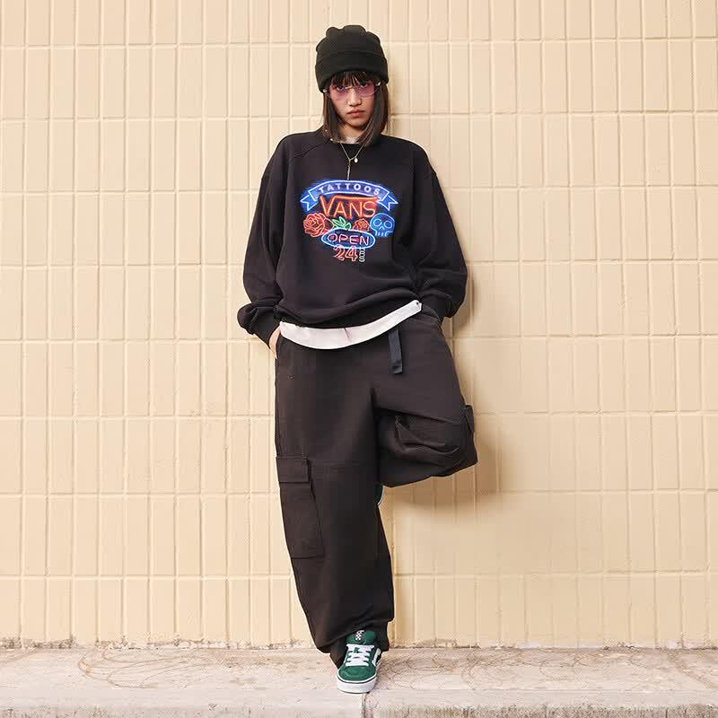 VANS Scarpe da Skate con Plateau Retro Verdi