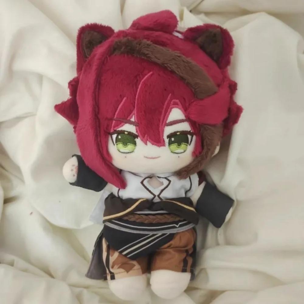 20CM Genshin Impact Shikanoin Heizou Baumwollpuppe Mädchen Plüschtiere Student Plüschpuppe Entzückende Köstlichkeit Pelzige Ohren Weihnachtsgeschenk
