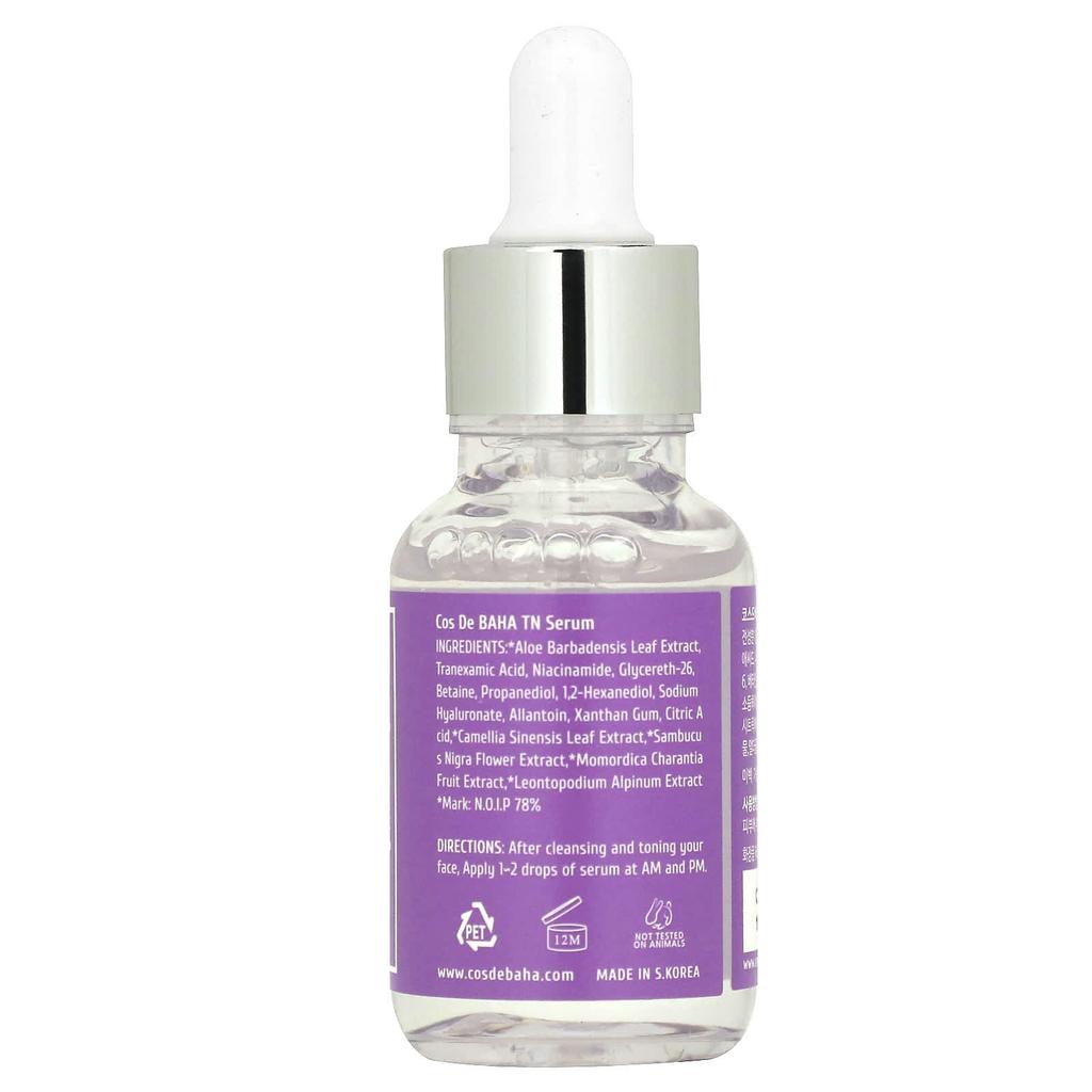 Cos De BAHA MN, Kwas Traneksamowy Niacynamid, 1 fl oz (30 ml)