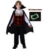 Kids Vampire Costume Halloween Cosplay Costume Boys Prince Stage Costume With Luminous Fake