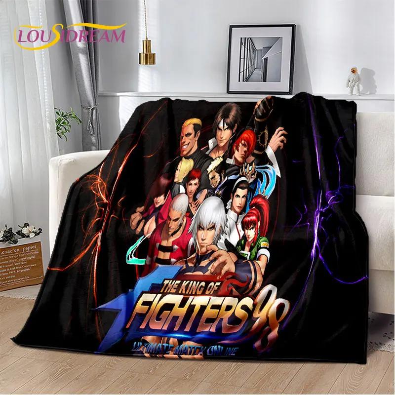 King of Fighters Retro Game Gamer Soft Plush Blanket,Flannel Blanket Throw Blanket for Living Room Bedroom Bed Sofa Picnic Cover
