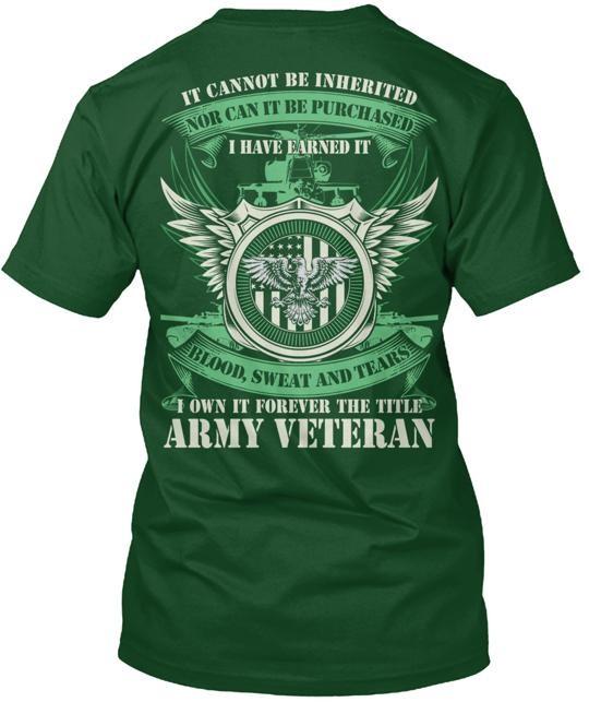 ARMY VETERAN T-Shirt XXXL