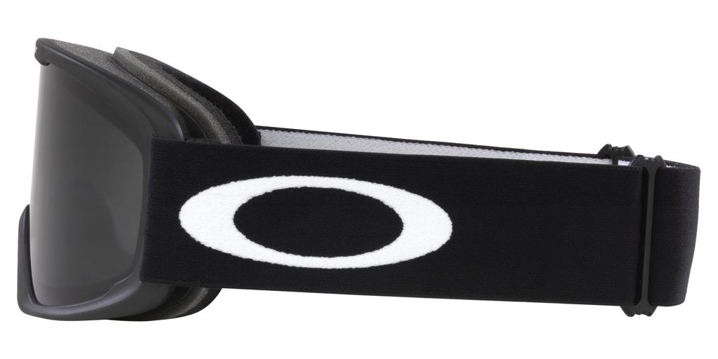 Oakley PRO L Matte Grey Free Size O-FRAME 2.0 Goggles, Black/Dark Lens,