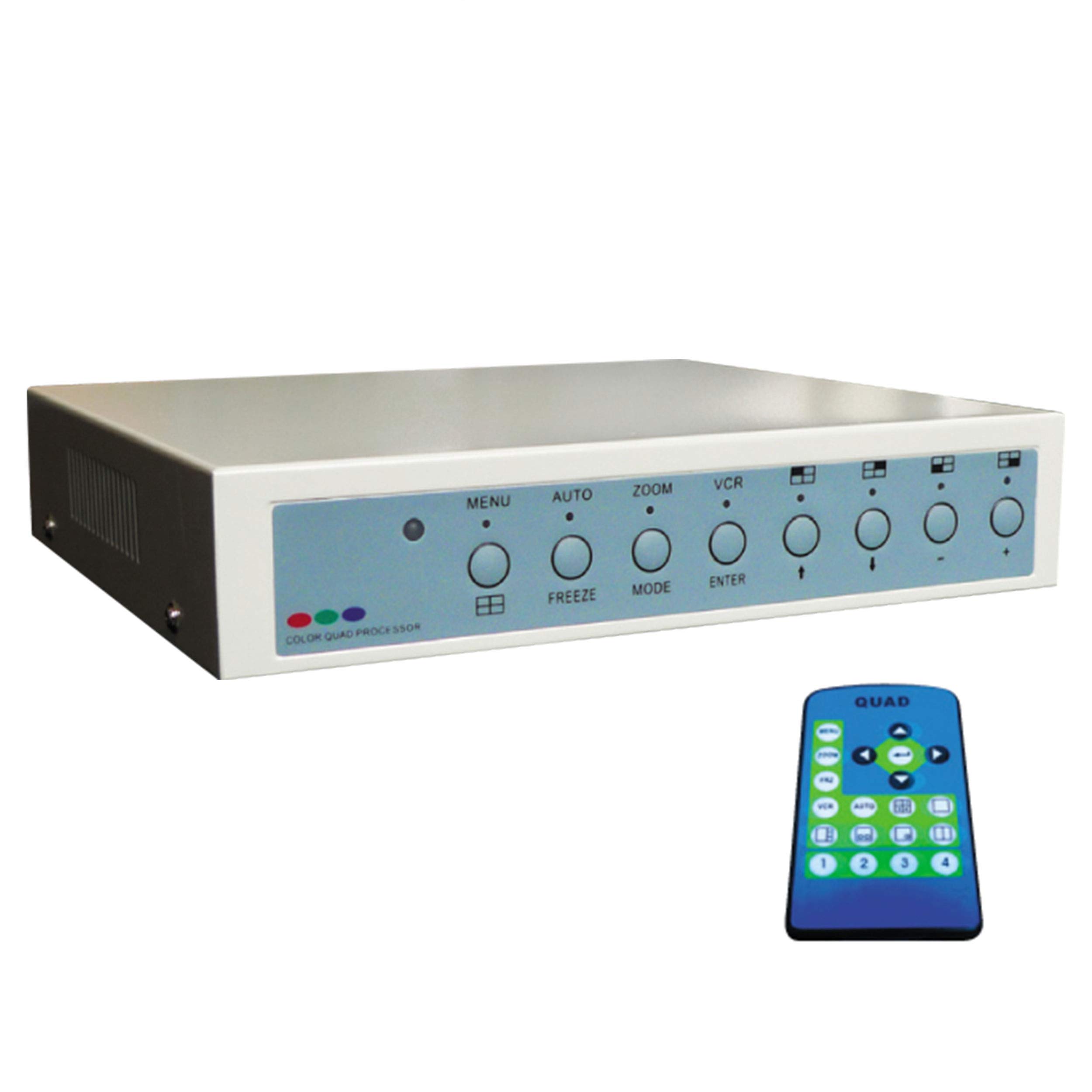 

процесор процесор 4 одиниці 4 канали дисплей моніторинг пряме відео на вулиці вдома комерційне використання камера спостереження камера безпеки дротовий набір 4-спліт білий