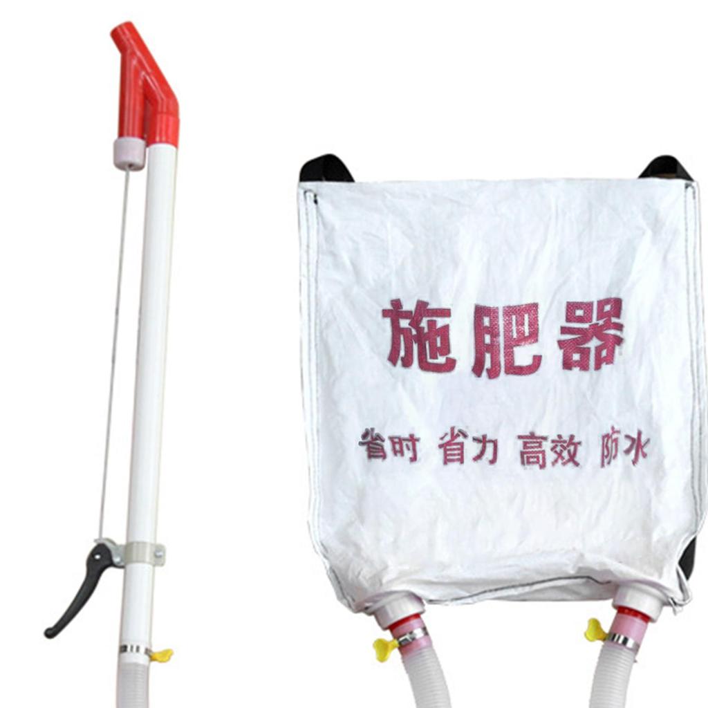 Granular Fertilizer Spreader with Backpack Woven Bag Versatile Lightweight Professional Corn Fertilizing Tool Ergonomic Design
