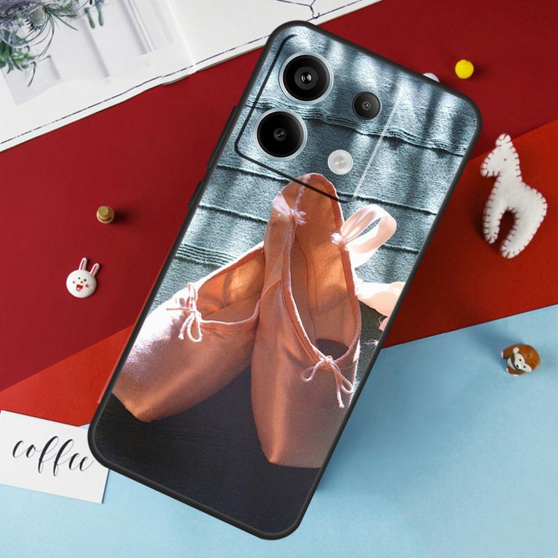 Pouzdro na špičky baletních bot pro Xiaomi Redmi Note 13 12 10 8 9 11 Pro 12S 10S 11S Redmi 13C 10A 10C 9C 12C Kryt