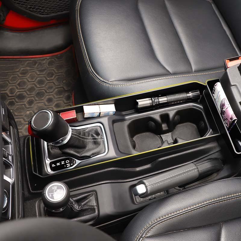 Car Gear Storage Box Organizer Container For Jeep Wrangler JL For JT Gladiator 2018 Up Interior Stowing Tidying Accessories