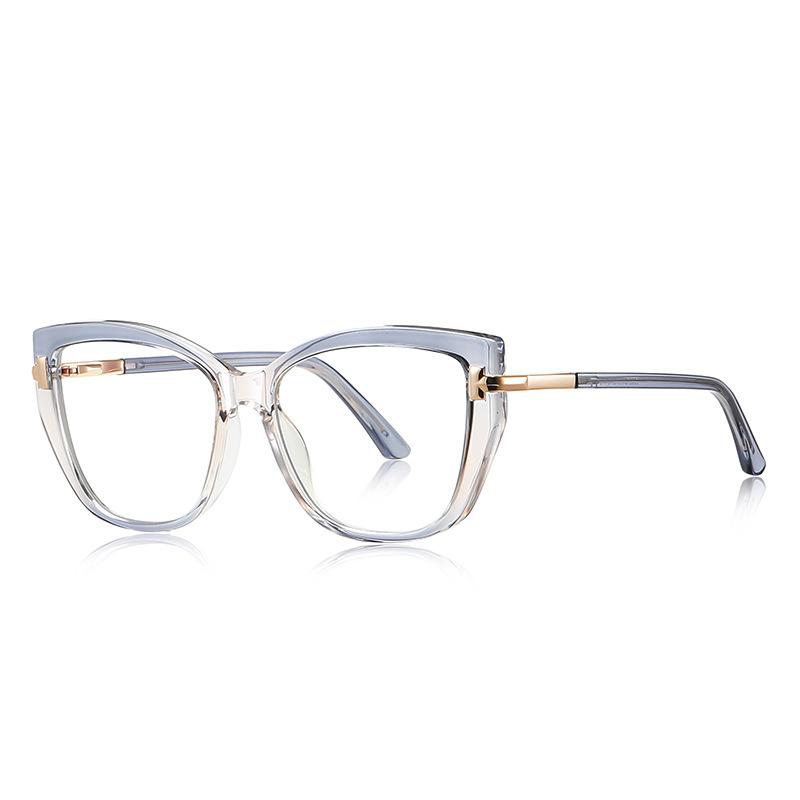 TR90 Anti Blue Light Reading Glasses Fashion Gradient Designer Eyewear Spring Legs Frame +1.5 +0.75