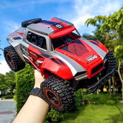 2024 Nouveau 1:Voiture télécommandée électrique à grande vitesse 12V 2.4G Drift Off-road Shock Absorption Enfants Télécommande Jouet Course Cadeau