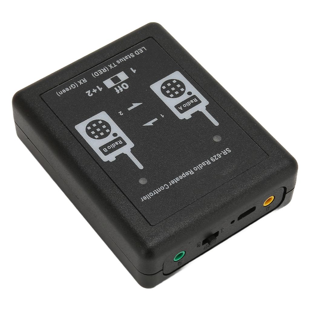 Funk-Repeater-Controller Multifunktionaler Duplex-Repeater-Controller mit 2 Stück 46 K Steckerkabel für