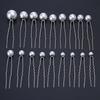 Pearl Decor U-Shaped Hair Pins Alloy Vintage Hair Sticks Chinese Hair Pin Hairstyle Chignon for Girls Alloy Hairpin