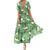 Boho Flowy Women Floral Maxi Bodycon Dress Going Out Slip Picnic Dress
