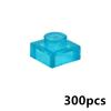 MOC Transparent Bulk Bricks 1x1 2x4 1x4 Clear Building Block Wall Panels and Baseplates