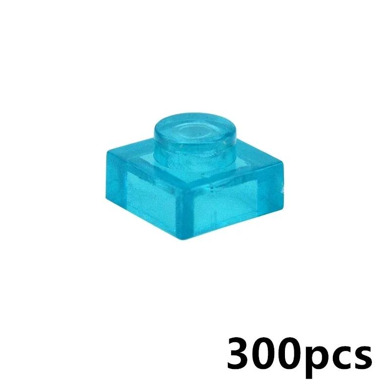 MOC Transparent Bulk Bricks 1x1 2x4 1x4 Clear Building Block Wall Panels and Baseplates