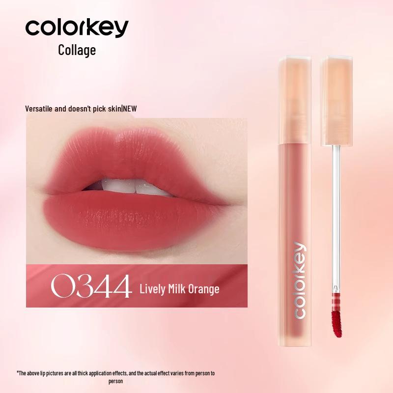 Colorkey Matte Black Satin Lip Tint - Moisturizing & Affordable Lip Clay for Students