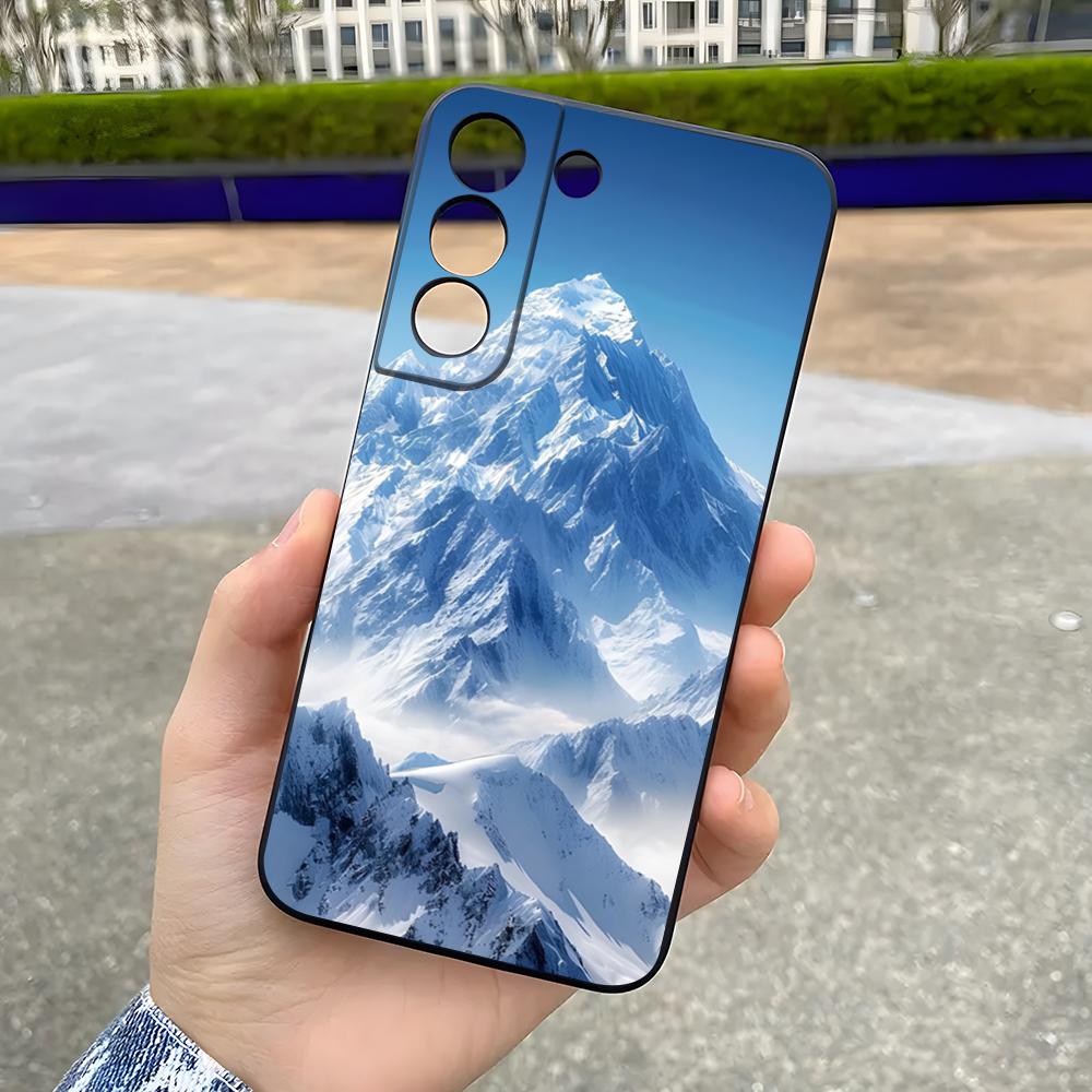 Snow Mountain Phone Case For Samsung S26 S25 Plus S20 S20 Plus S22 Ultra S23 FE S21 Plus S21 Ultra Soft Cover