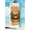 Microfiber Large Beach Towel, Sand Free Quick Dry, Minimalist Duck Doodle Print, Soft Absorbent Towel for Adults Towels Bathroom