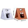Portable Felt Cat House Must Have for Pet Owners on the Move Soft Warm and Conveniently Foldable Designed for 4kg Cats