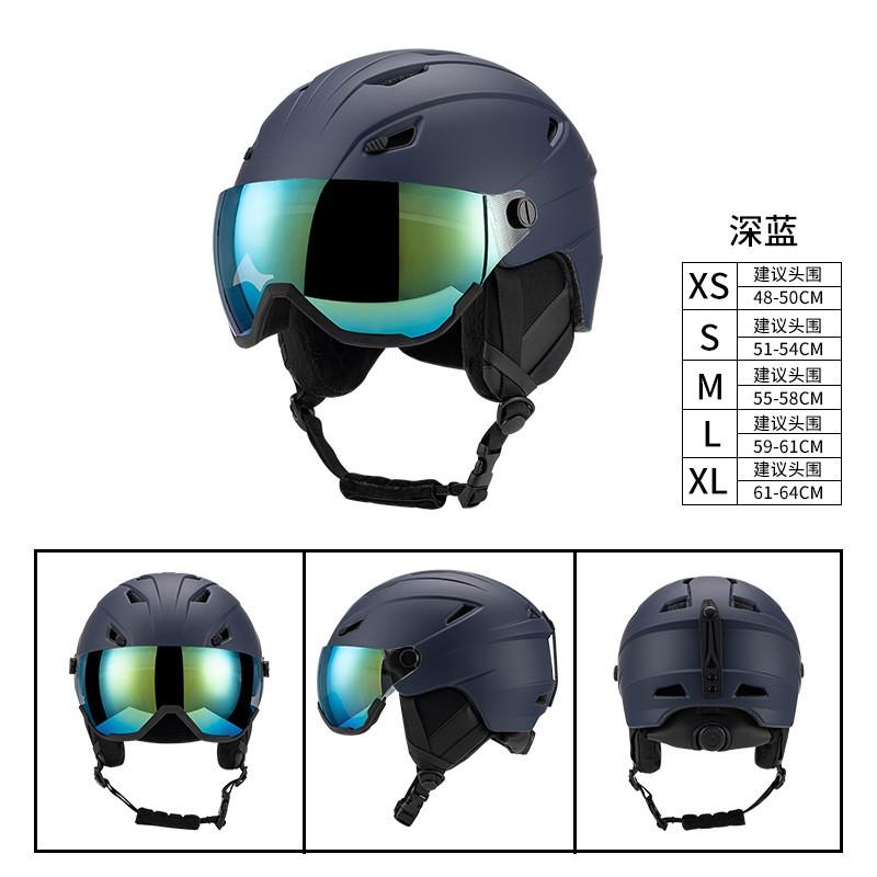 Unisex Ski Helmet Adults Full Coverage Winter Sports Protective Gear EPS PC Construction Adjustable Fit