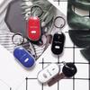 2Pcs Key Finder 5.7cm Keychain Whistle Remote Control Flashing Key Tracker Device Portable Waterproof Anti-lost Key Ring Holder