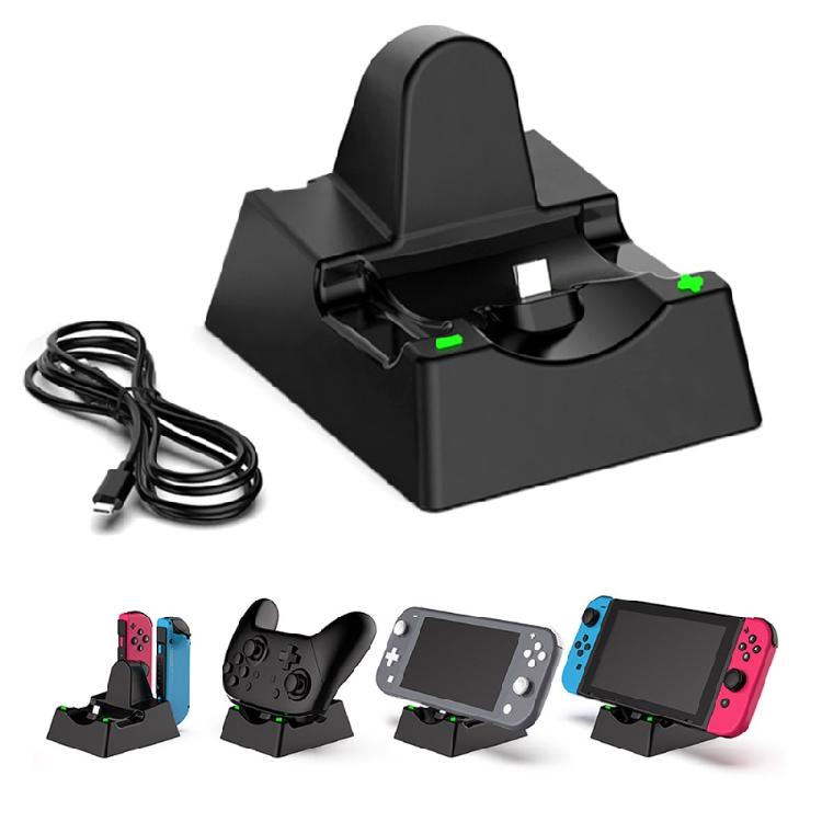 Portable Charging Dock for Switch/Lite/PRO Type-C Charger Base Stand