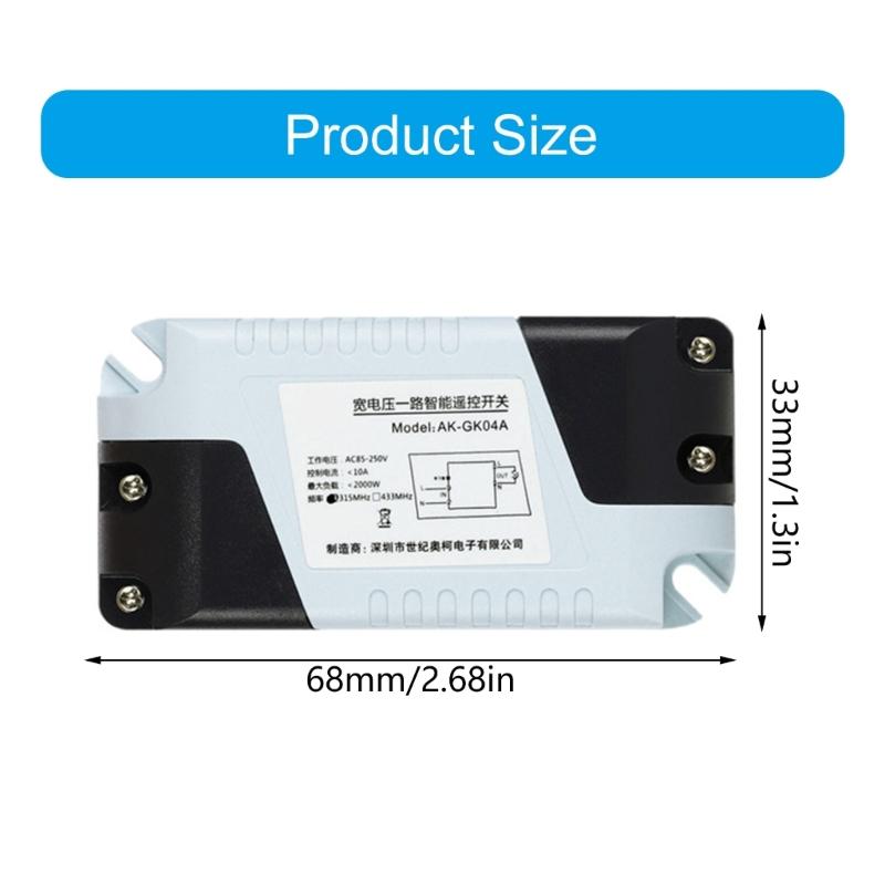 Practical Home ABS Materials 86 Type Light Switches With Stable Signal Portable Accessory for Convenient Daily Use