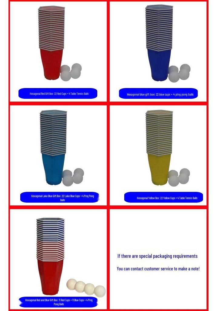 450ml Rotes Einweg-Plastik-Partybecher-Set - Bierpong Rote Becher