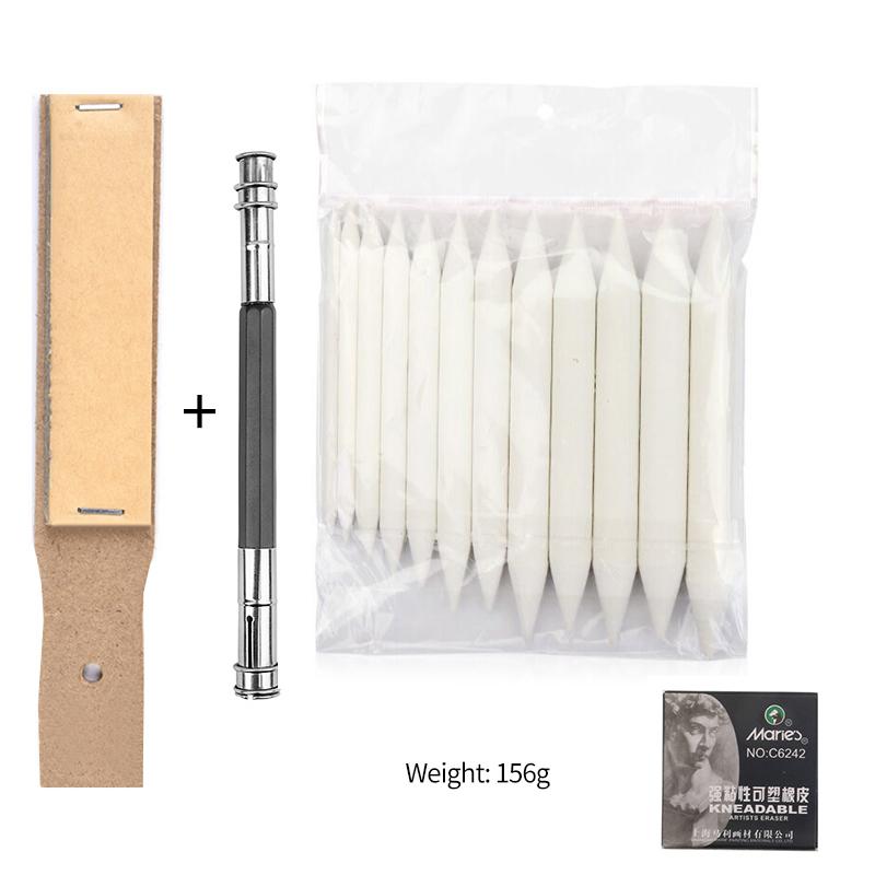 Sketching Pencil Sandpaper Board Sketching Charcoal Pencil Sharpening Sandpaper Set For Artist Art Drawing Supplies