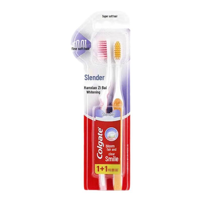 Colgate SlimSoft Whitening Toothbrush 4-Pack