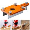 High Precise Aluminum Router Mounting Plate With Positioning Buckle And Adjustable Slotting Bracket For Trimmer Tables