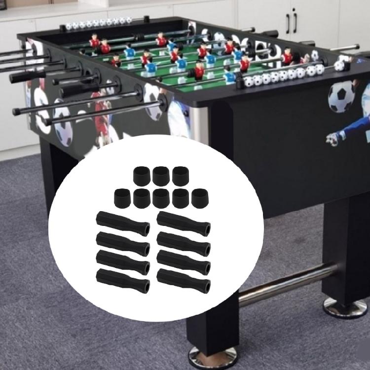 8Pcs Table Football Handle Octagonal Handle Grip End Caps Replacement Set For Foosball Table With NonSlip Design