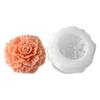 Flower Candle Making Making Tool Layered Peony Silicone Casting Tool for Candle Soap Gypsum Decoration and Handmade Craft