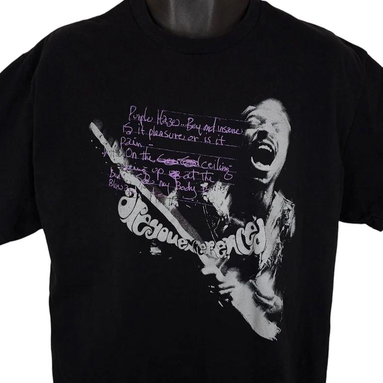 

Jimi Hendrix T Shirt Mens Size XL Black Are You Experienced Purple Haze XL