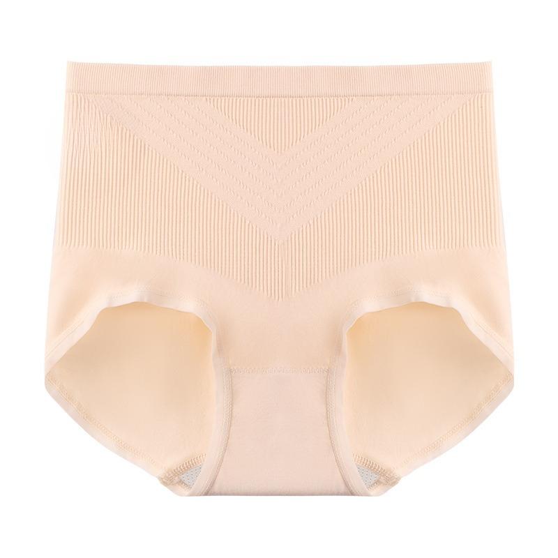 Slip a triangolo da donna estivi tinta unita 7A in seta di gelso antibatterici a vita alta per comfort addominale a contatto con la pelle