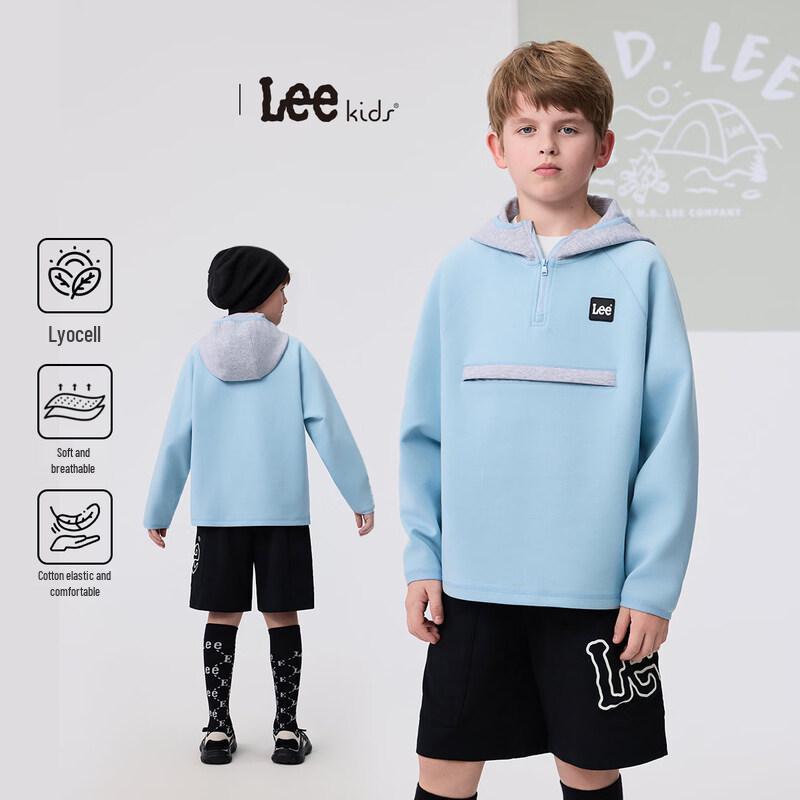 Lee Kids Hooded Lyocell Cotton Sweatshirt