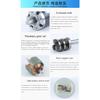 36mm DC Planetary Gear Motor 12v 24v Shaft Diameter 6mm/8mm 36GP-3530 Adjustable Speed Can CW CCW Electric Motor