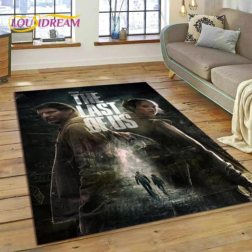 The Last of Us Horror Game TV Joel Pedro Carpet Rug for Bedroom Living Room Home Sofa Decoration,Child Large Decor Floor Mat
