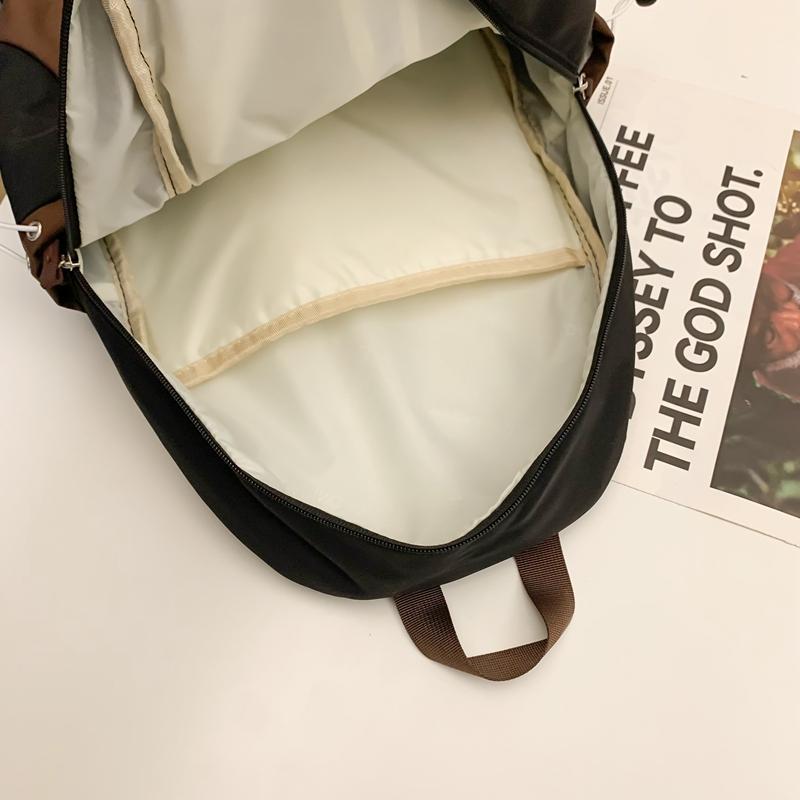 Girl Schoolbag Male Solid Color Backpack Female Large Capacity Travel Bag