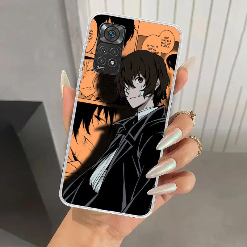 Bungo Stray Dogs Manga Phone Case for Xiaomi Redmi Note 15 14 14S 13 12S 12 Pro 11S 11 Plus 11T 11E 10S Soft Funda Print Shell R