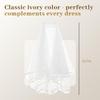 ShiQiao Spl Wedding Veil for Bride White Bridal Veil Bachelorette Wedding Party Accessories Stuff for Women Bachelorette Party Veils With Hair Comb