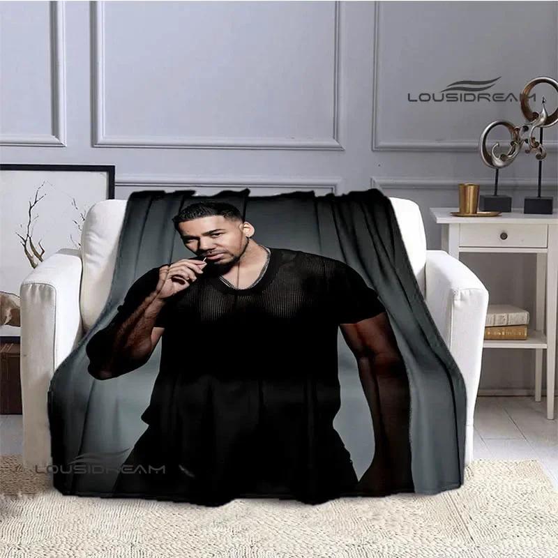 Latin singer Romeo Santos blankets Flannel Warm blanket soft and comfortable blanket picnic blankets bed linings birthday gift