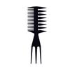Big curved comb, ribs comb, three-pronged comb, fish bone comb, hair styling comb, men's oil hair comb set, comb three-piece set.