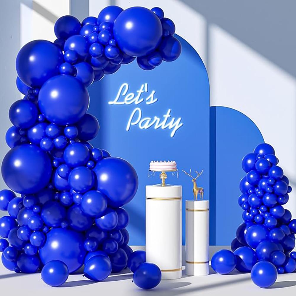 Royal Blue Balloons Garland Arch Blue Ballon Kit Wedding Anniversary Ceremony Decor Birthday Party Baby Shower Decoration Globos