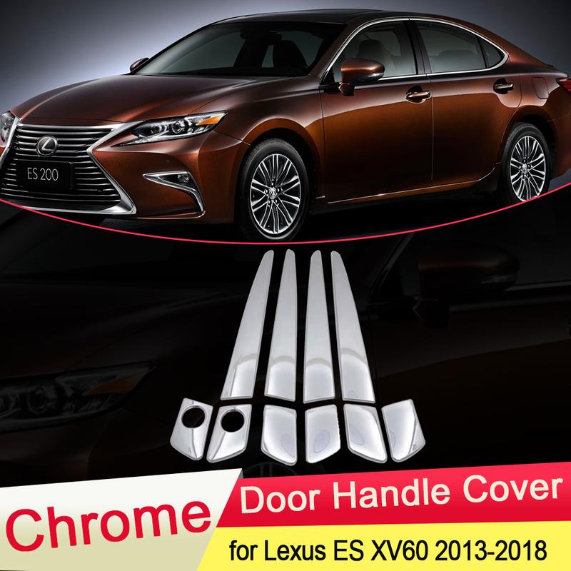 для Lexus ES ES350 ES300h 2013 2014 2015 2016 2017 2018 XV60 Хромированная Накладка на Ручку Двери Защелка Наклейки на Автомобиль Аксессуары ABS