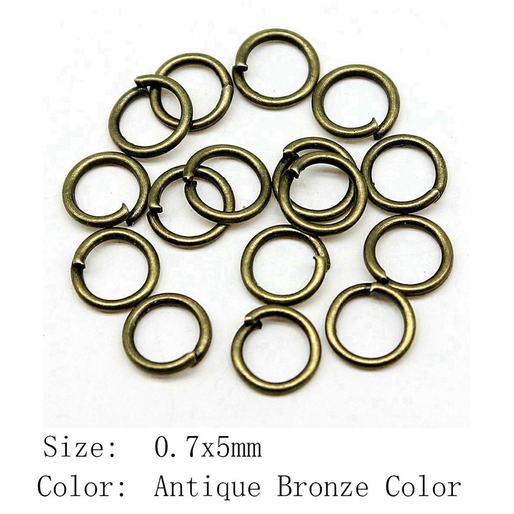 Father's Day Jewelry Materials Split Rings 5 Colors 9 Sizes Accessories Parts Women's Clothing Accessories For Women